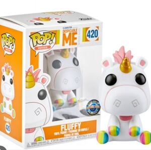 Fluffy (Despicable me) pop MINT condition